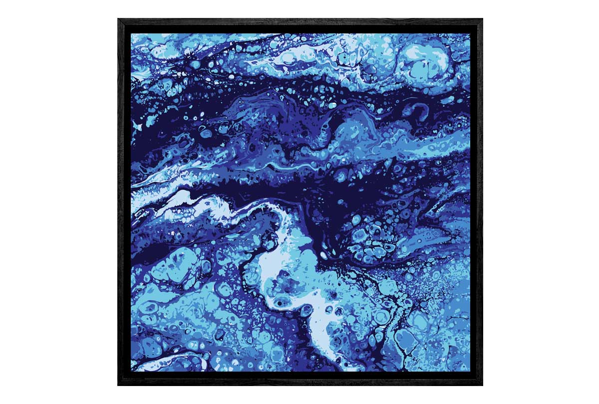 Blue Abstract | Canvas Wall Art Print