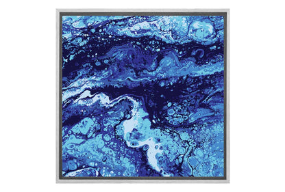Blue Abstract | Canvas Wall Art Print