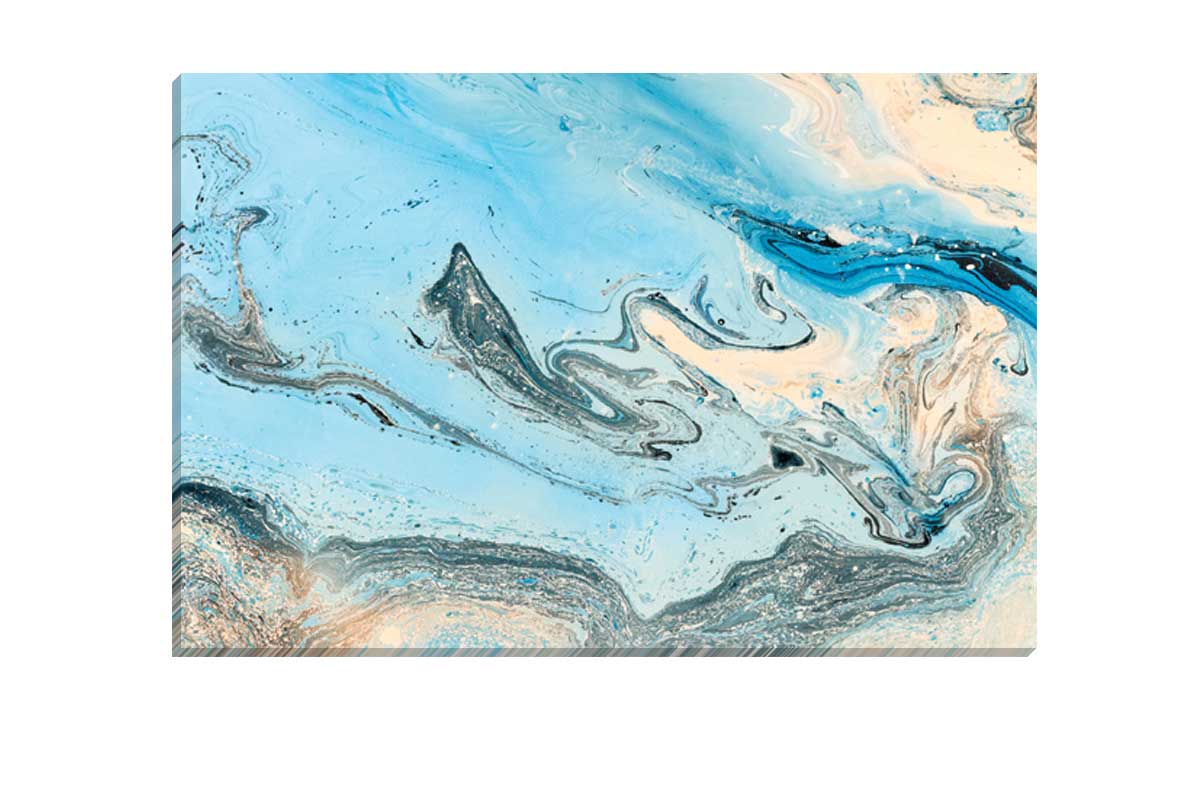 Blue Abstract 2 | Canvas Wall Art Print