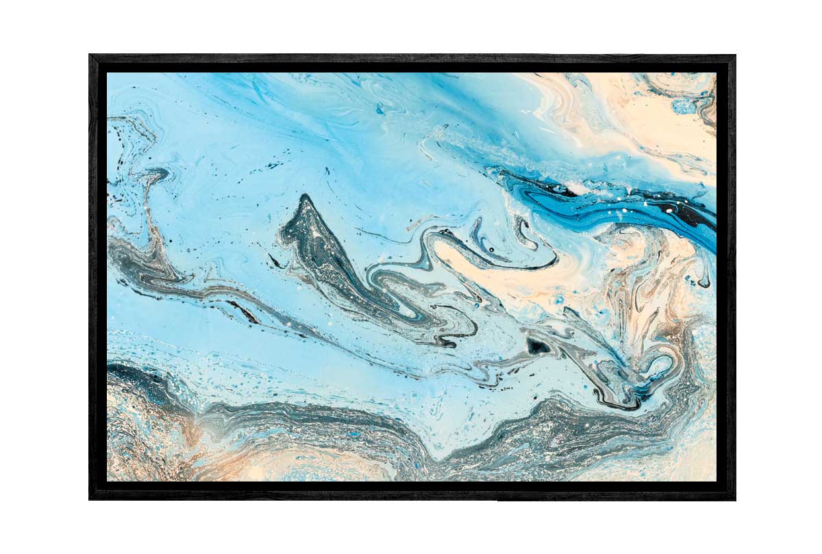 Blue Abstract 2 | Canvas Wall Art Print