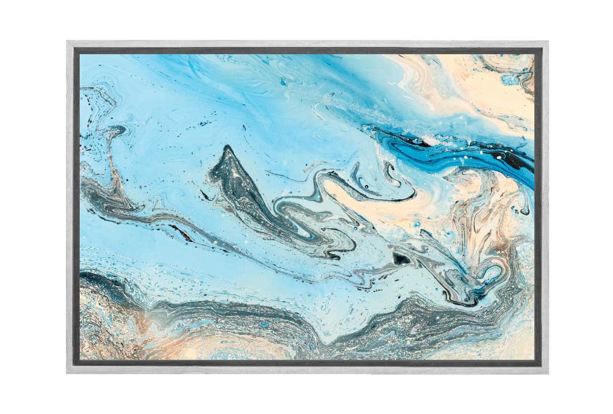 Blue Abstract 2 | Canvas Wall Art Print