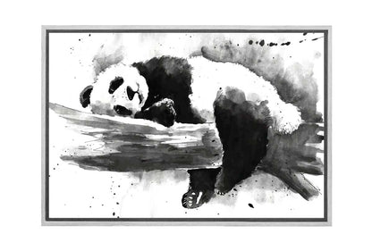 Panda Watercolour | Animal Canvas Wall Art Print