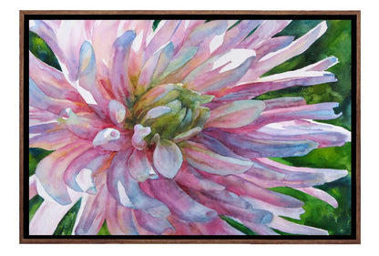 Pink Flower Watercolour | Canvas Wall Art Print