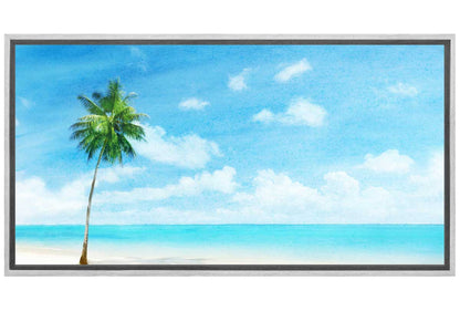 Tropical Beach Panorama | Canvas Wall Art Print - Final Touch Decor
