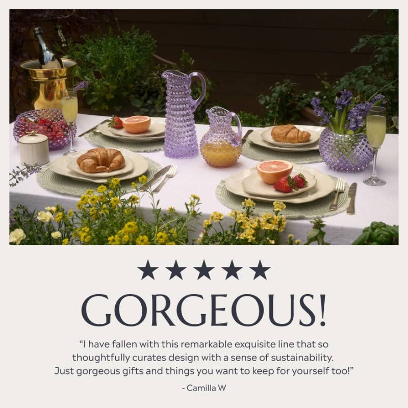 Elegant outdoor dining table setting 
