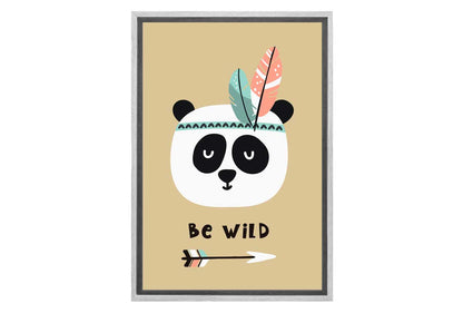 Be Wild | Boho Kids Print | Canvas Wall Art Print