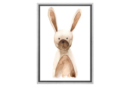 Rabbit | Kids Woodland Print | Canvas Wall Art Print