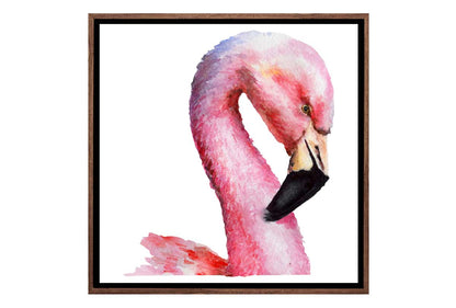 Pink Flamingo Painting | Wall Art Print