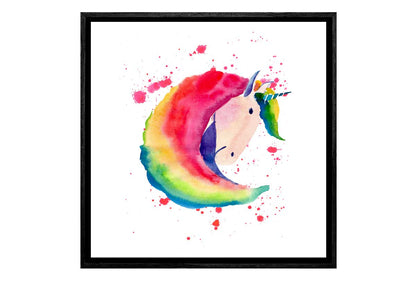 Rainbow Unicorn | Kids Wall Art Print