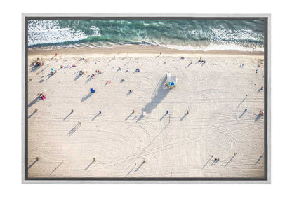 Beach from Above | Beach Wall Art Print