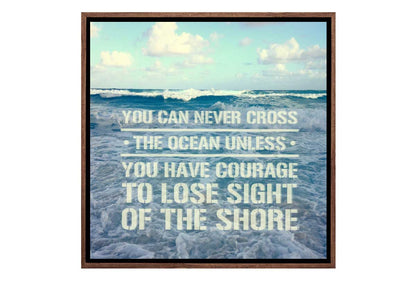 Cross the Ocean | Inspiration Quote Wall Art