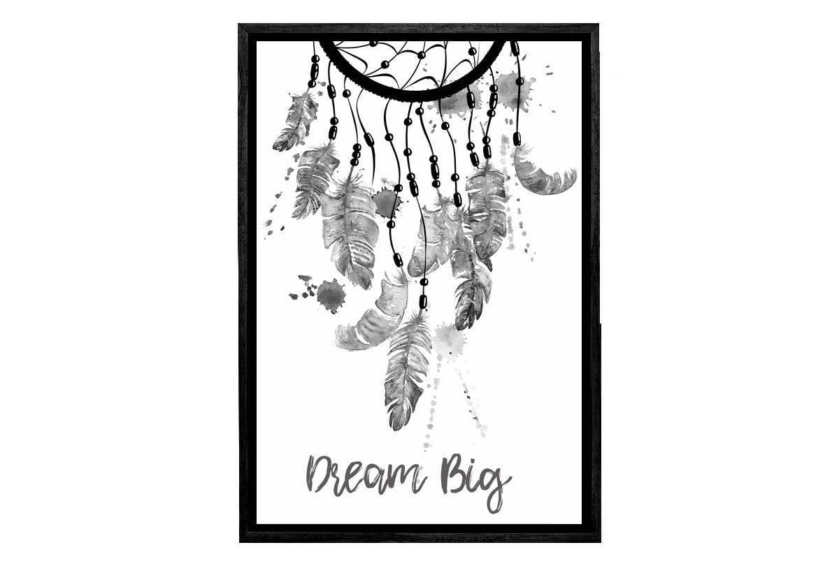 Dream Big | Dreamcatcher Wall Art Print