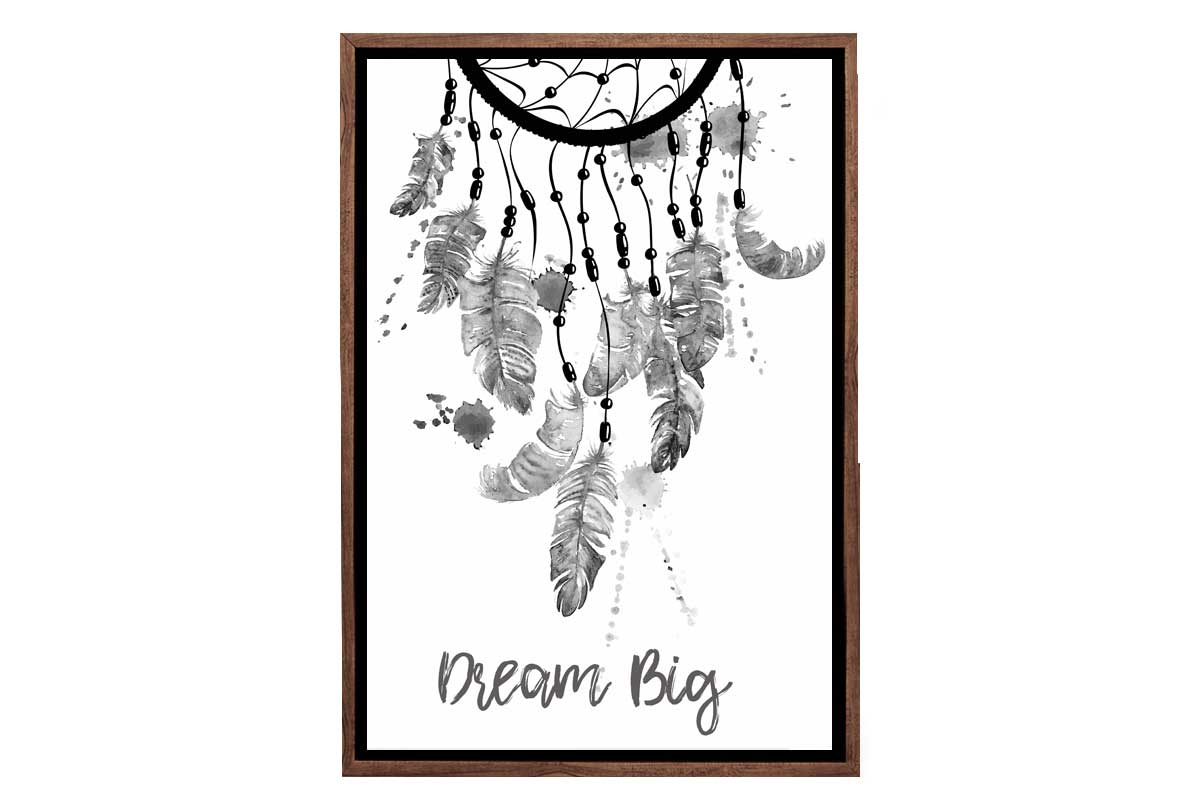 Dream Big | Dreamcatcher Wall Art Print