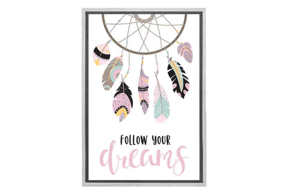 Follow Your Dreams | Dreamcatcher Wall Art Print
