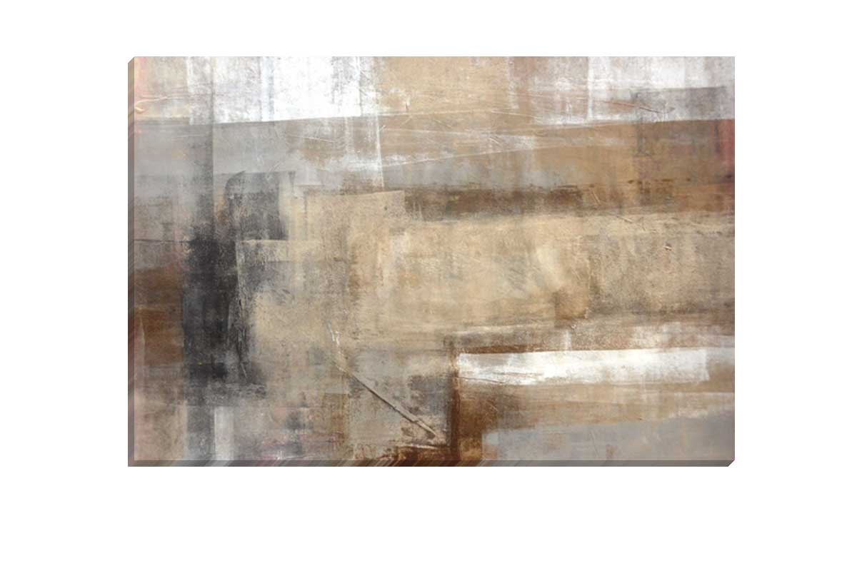 Brown Abstract | Canvas Wall Art Print