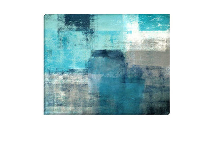 Shades of Green Abstract | Landscape Wall Art