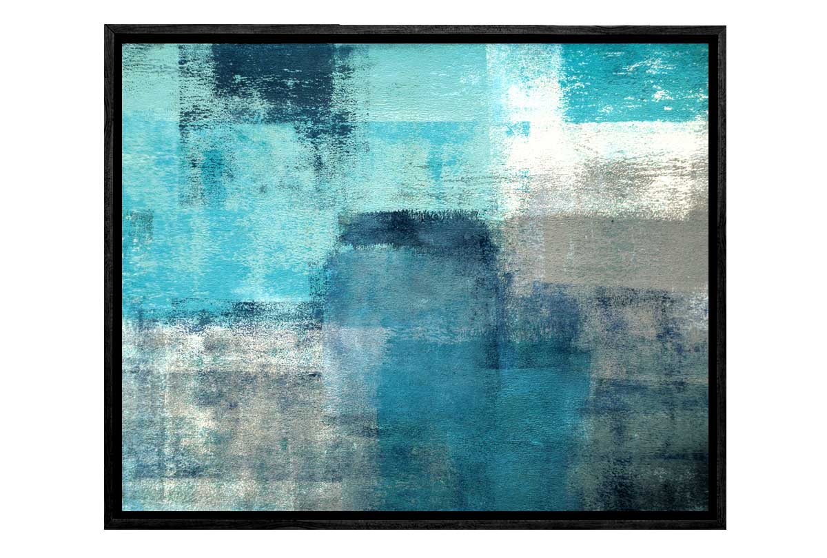 Shades of Green Abstract | Landscape Wall Art