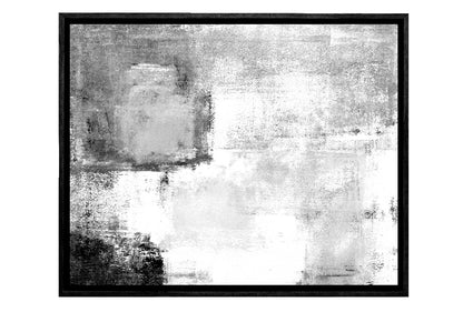 Black and Grey Abstract | Canvas Wall Art Print