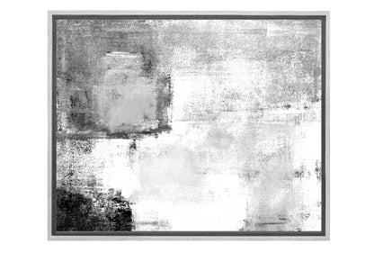 Black and Grey Abstract | Canvas Wall Art Print