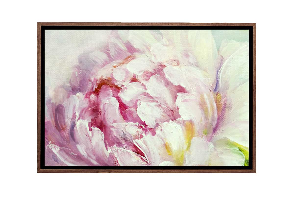 Pink Peony Bloom 2 | Canvas Wall Art Print