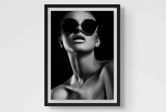 Monochrome Muse | Fashion Wall Art Print