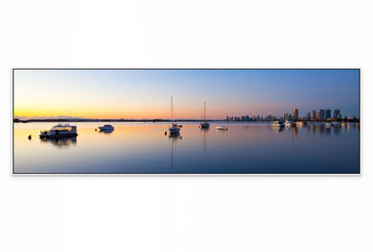 Gold Coast Broadwater Wall Art Print – Queensland Coastal Panorama
