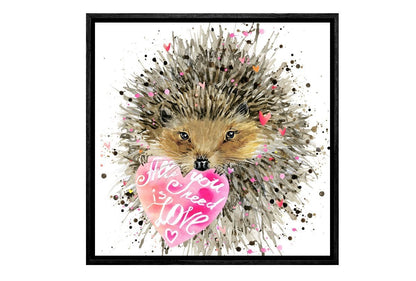 Cute Porcupine | Kids Canvas Wall Art Print