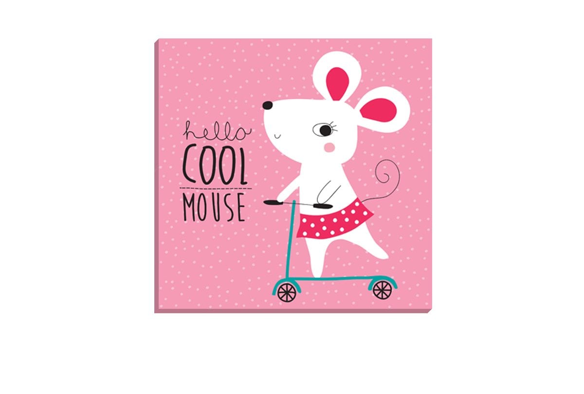 Cool Mouse | Canvas Wall Art Print