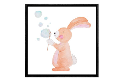 Bubble Bunny | Canvas Wall Art Print - Final Touch Decor