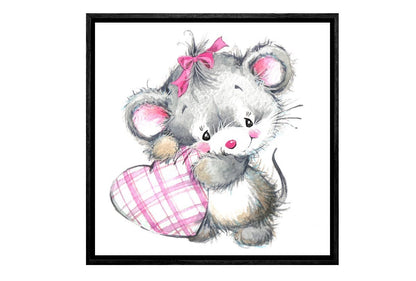 Mouse Heart | Canvas Wall Art Print