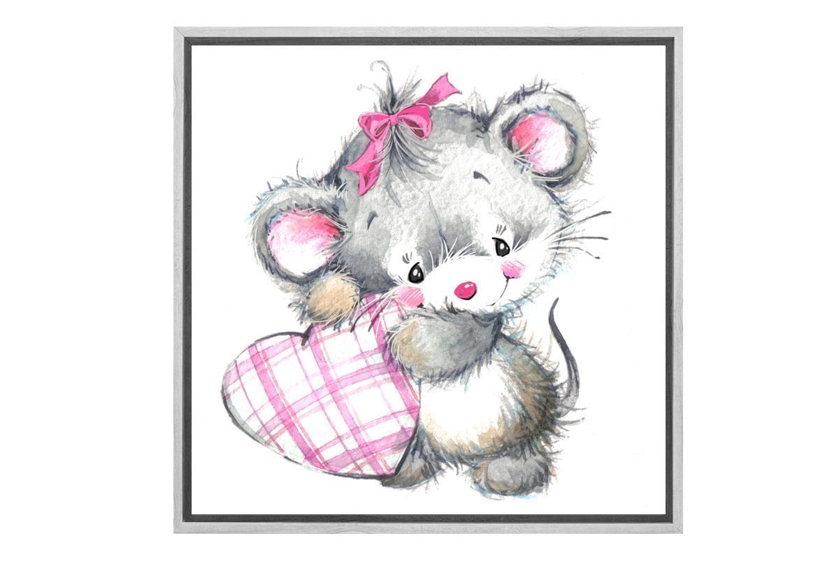 Mouse Heart | Canvas Wall Art Print
