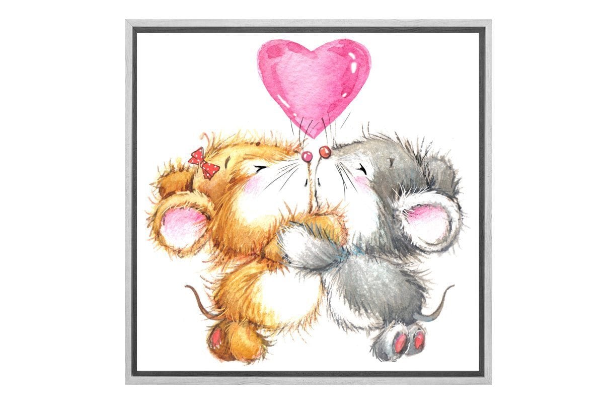 Mouse Heart | Canvas Wall Art Print