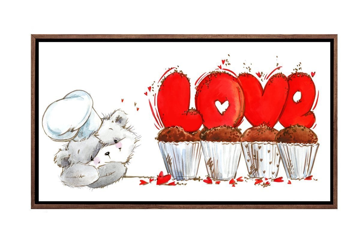 Love Bear 2 | Canvas Art Print