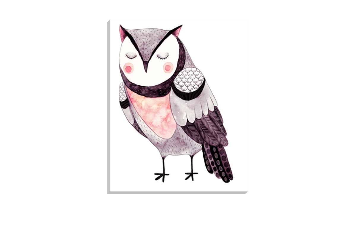 Pretty Owl | Canvas Art Print