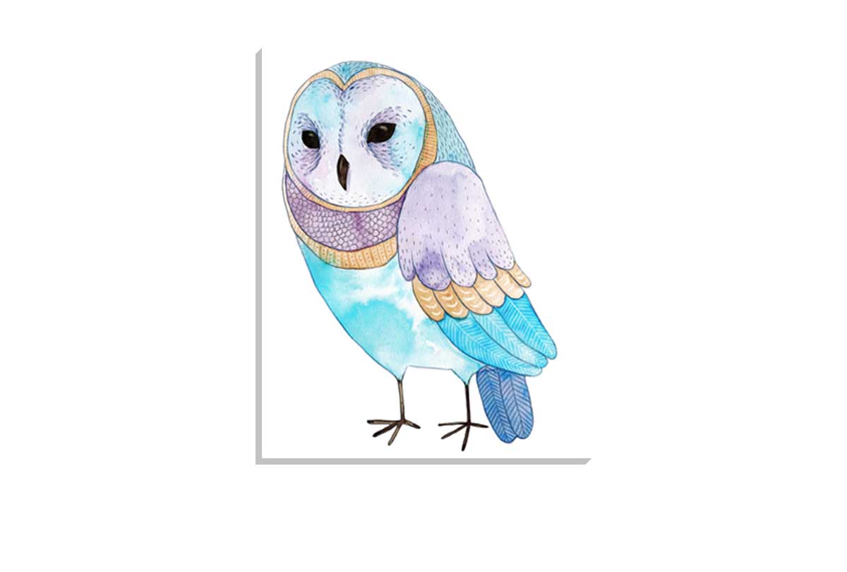 Pretty Owl 2 | Canvas Art Print