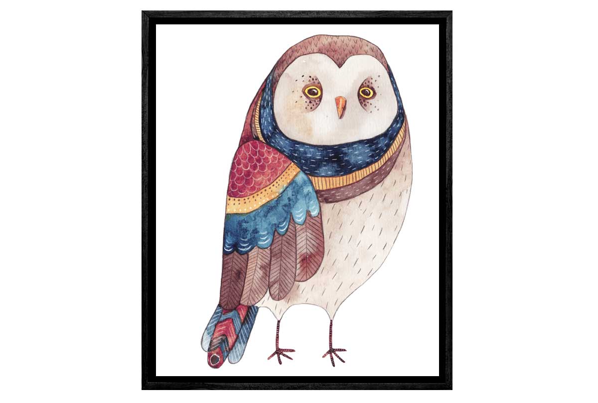 Pretty Owl 3 | Canvas Art Print