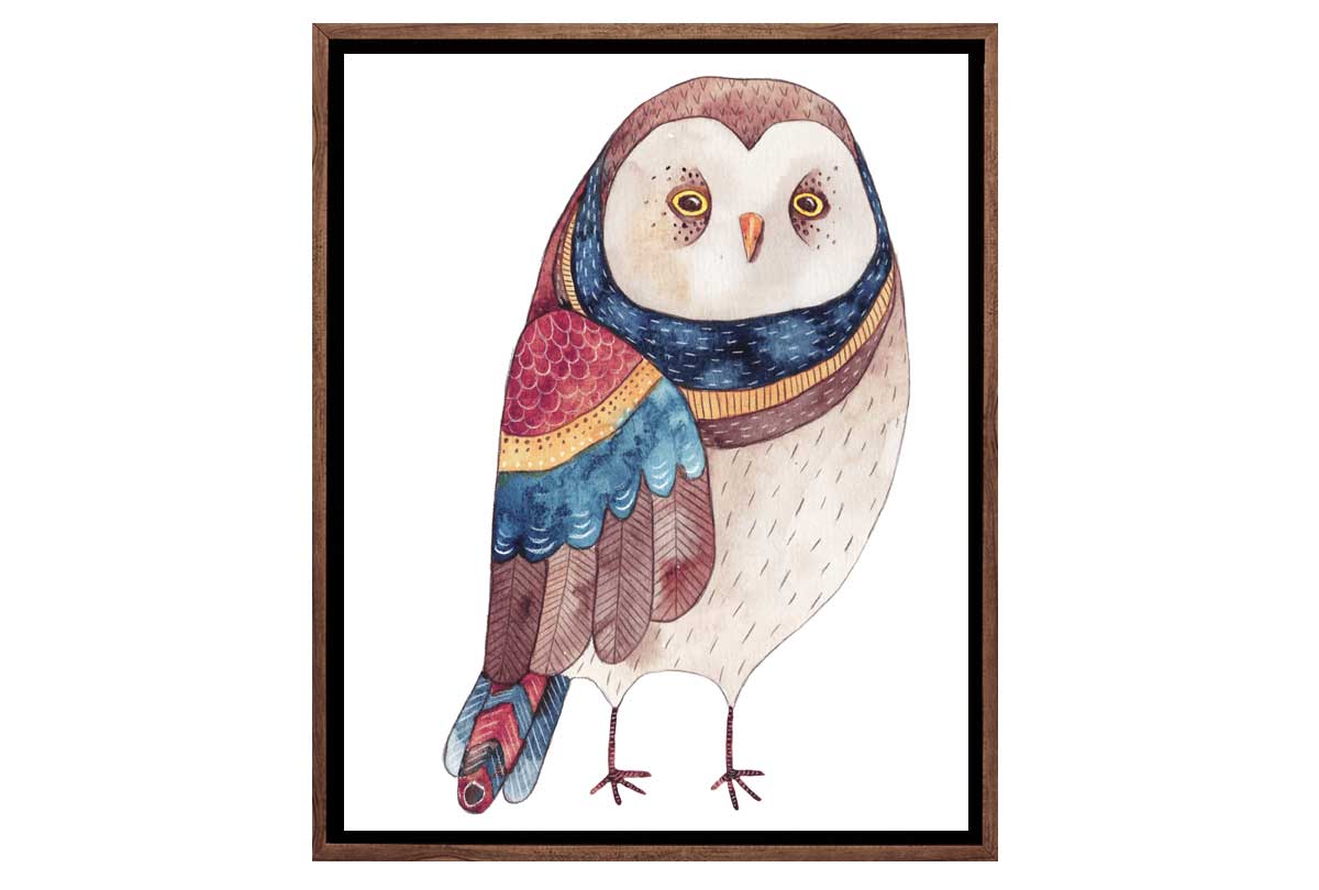 Pretty Owl 3 | Canvas Art Print