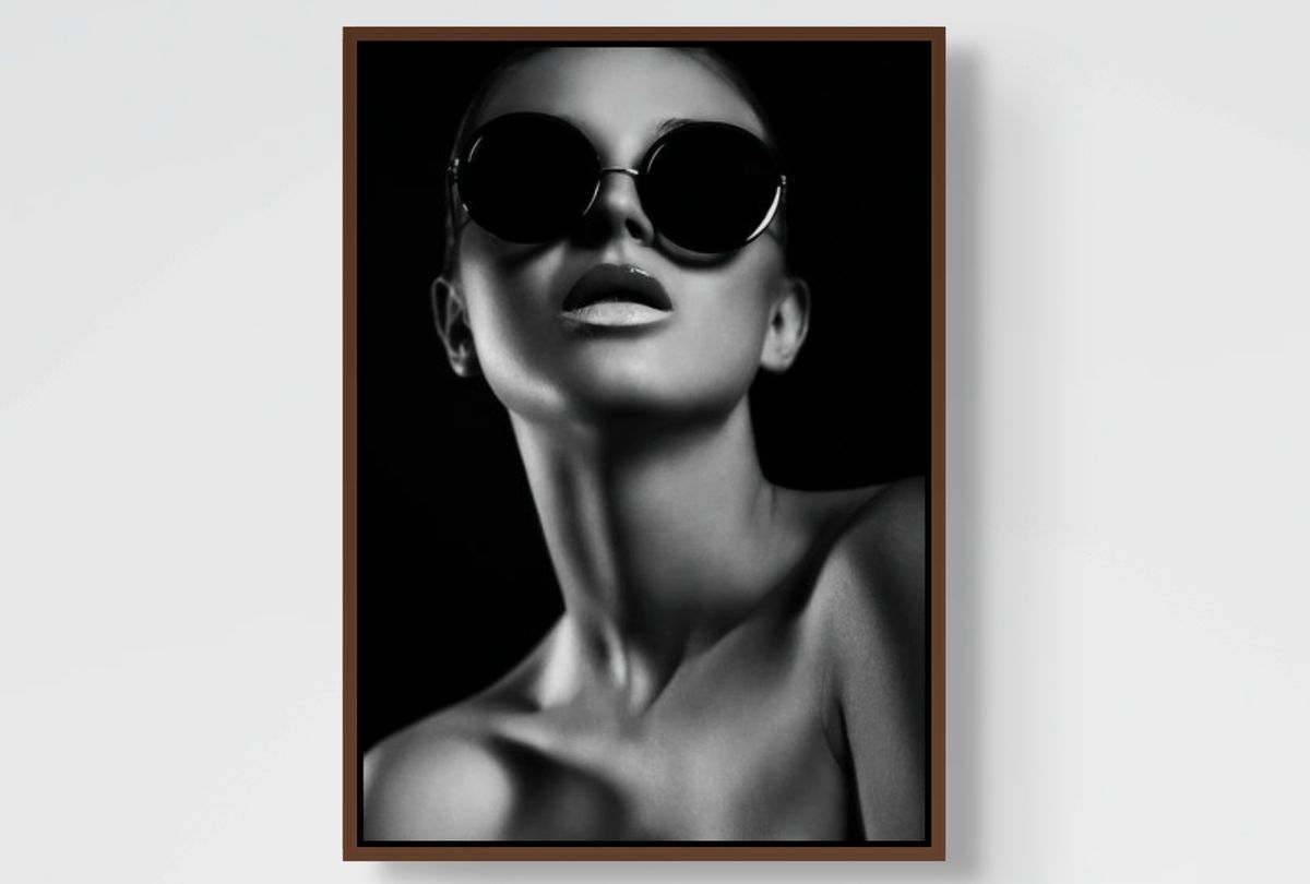 Monochrome Muse | Fashion Wall Art Print