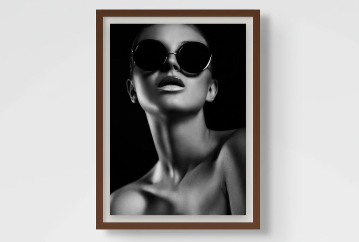 Monochrome Muse | Fashion Wall Art Print