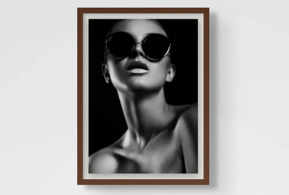 Monochrome Muse | Fashion Wall Art Print