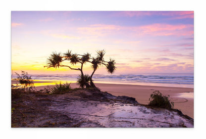 Fraser Island Beach Sunset Wall Art Print – Queensland Coastal Photography
