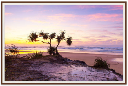 Fraser Island Beach Sunset Wall Art Print – Queensland Coastal Photography