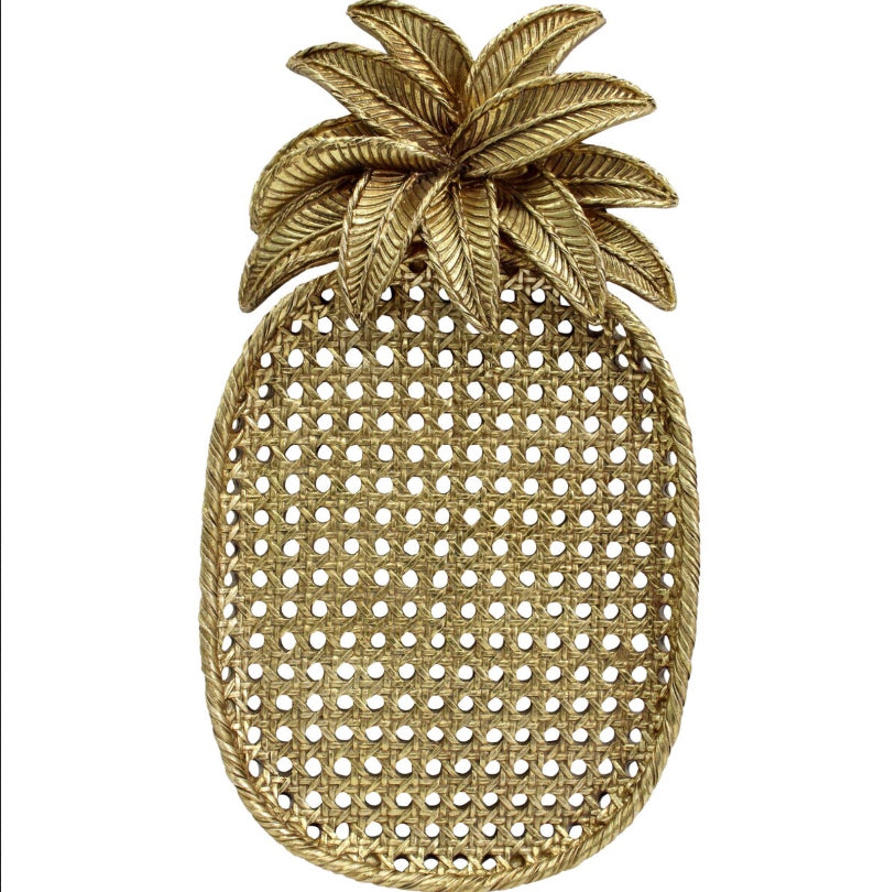 pineapple shaped tray gold jewellery tray decorative tray