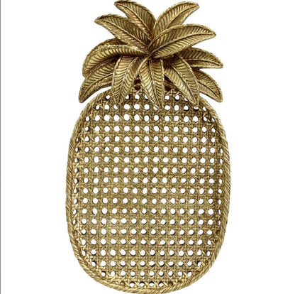 pineapple shaped tray gold jewellery tray decorative tray