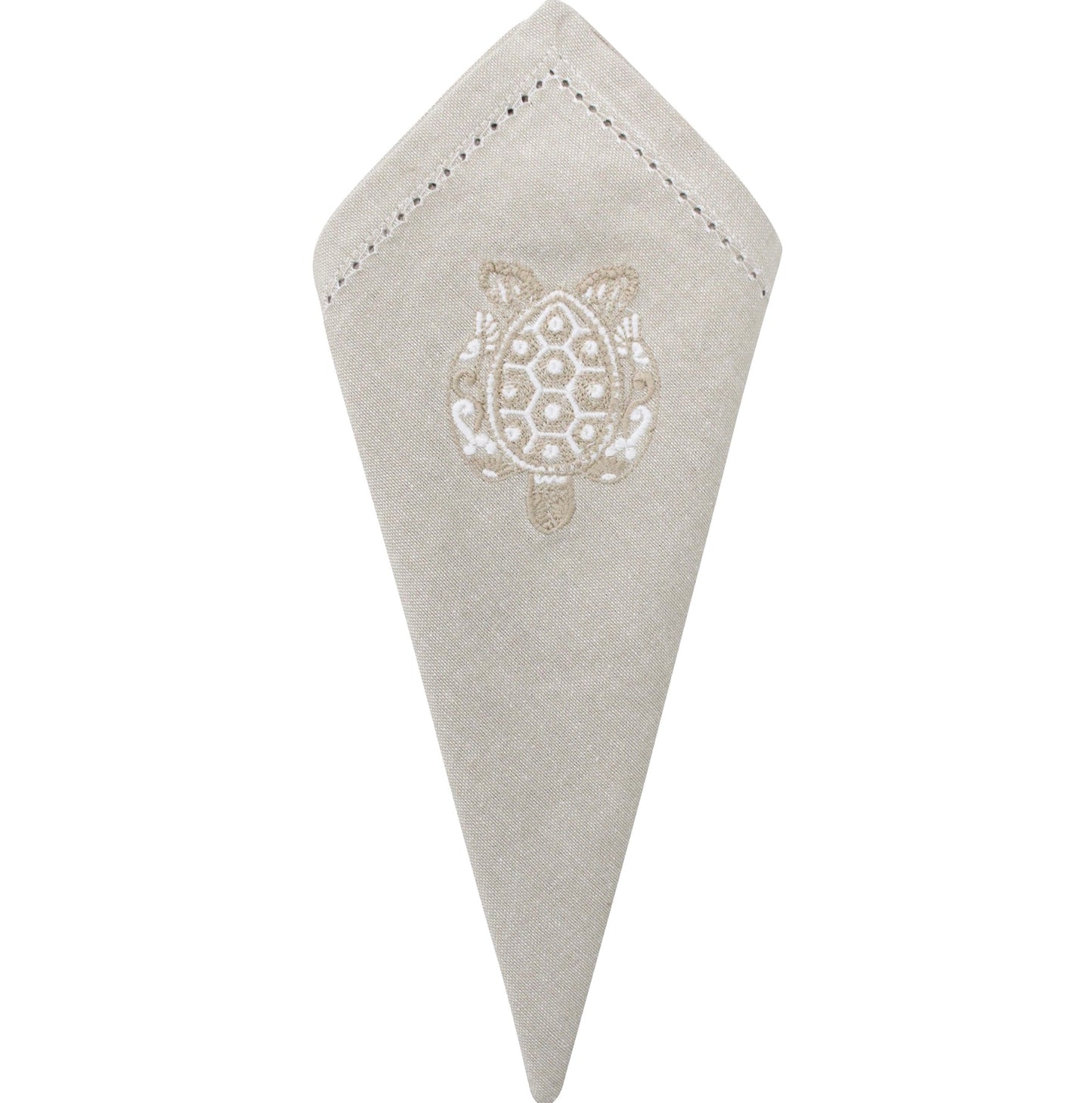 Napkin Beige Turtle Stonewashed
