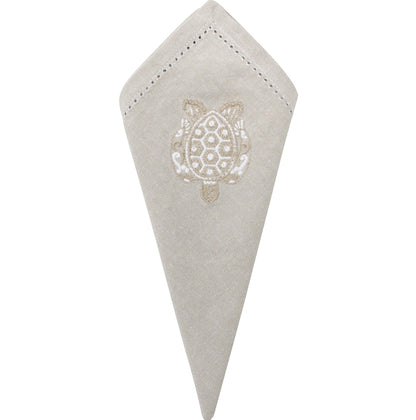 Napkin Beige Turtle Stonewashed