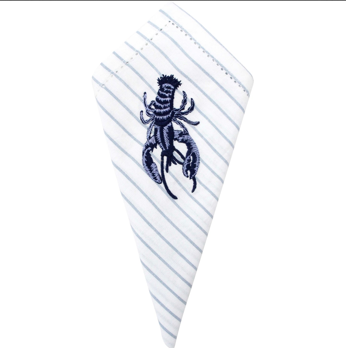 Napkin Lobster Light Blue Stonewashed