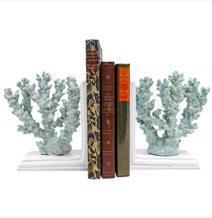 Coral Book End Set Pacific Blue