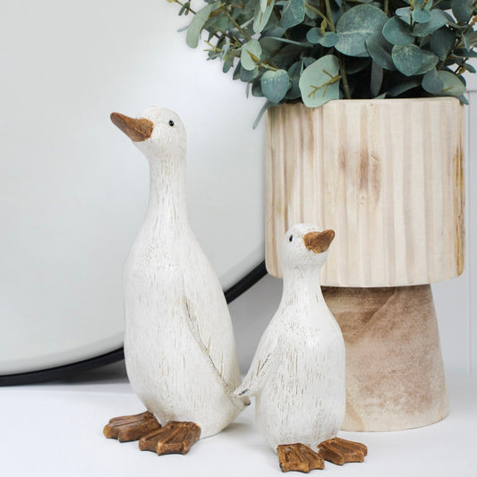 White Duck Ornament - Large