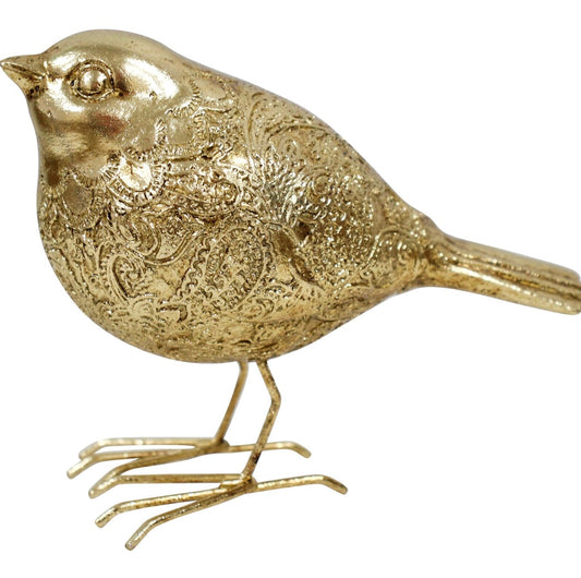 Gold Bird Ornament